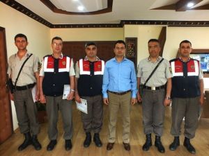 Kaymakamlıktan Jandarmaya Başarı Belgesi