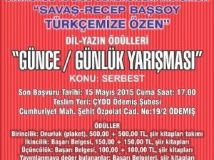 Ödemiş’te "Recep Savaş Başsoy Türkçemize Özen Dil Yazın Ödülü”