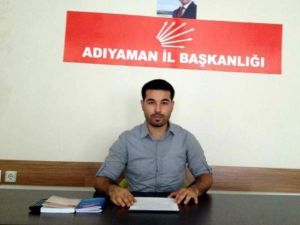 Chp Adıyaman Gençlik Kolları Başkanı İstifa Etti