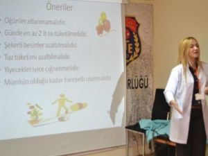 Tutuklulara Yönelik Sağlıklı Beslenme Semineri Düzenlendi