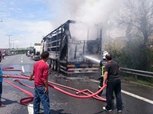 Tır’ın Çarptığı Tanker Alev Aldı