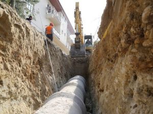 İki Mahalledeki Atık Su Sorunu Çözüldü