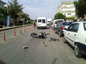 Ayvalık’ta Trafik Kazası: 1 Yaralı