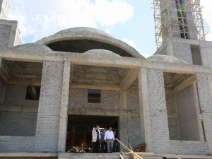 Iğdır Üniversitesi Kampüs Cami Hızla Sona Doğru İlerliyor