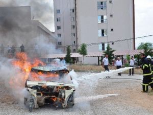 Elbistan Devlet Hastanesi’nde Yangın Ve Kurtarma Tatbikatı