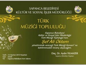 Sapanca’da Türk Müziği Topluluğu Konseri