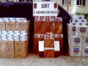 Siirt’te 35 Bin 970 Paket Kaçak Sigara Ele Geçirildi