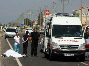 Çocuğunun Kaldırıldığı Hastaneye Giderken Kaza Yaptı