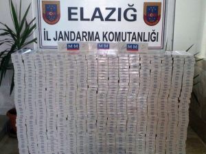 Elazığ’da 7 Bin 100 Paket Kaçak Sigara Ele Geçirildi