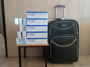 Buharkent’te 1064 paket kaçak sigara ele geçirildi
