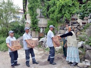 Büyükşehir’den Ramazan’da Dar Gelirli Ailelere Yardım