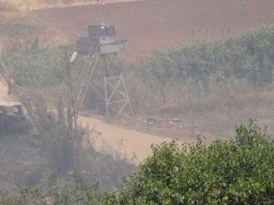 Nusaybin İle Suriye Sınırında Yangın Çıktı