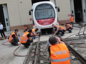 Samulaş’ta ‘Raydan Çıkma’ Tatbikatı