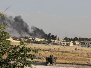 Tel Abyad’dan Çekilen IŞİD Akaryakıt İstasyonunu Havaya Uçurdu