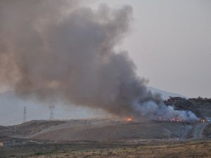 Harmandalı Çöplüğünde Yangın