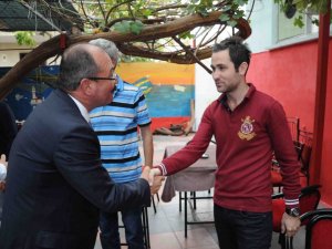 Başkan Altungün, esnaf ziyaretlerine devam etti