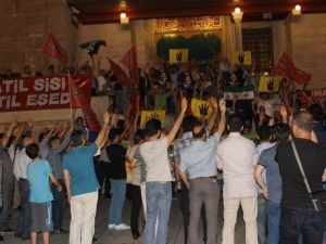 Mısır’daki İdam Kararları Fatih Camisi’nde Protesto Edildi