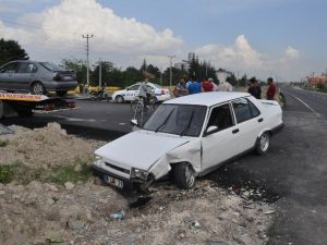 Akşehir’de Trafik Kazası: 1 Yaralı