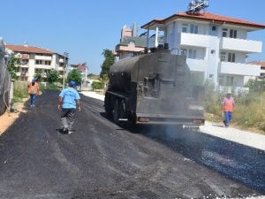 Manavgat Belediyesi’nden Ilıca’da Asfalt Çalışmaları