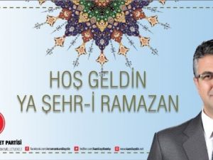 MHP Milletvekili Prof. Dr. Aydın’dan Ramazan Mesajı;