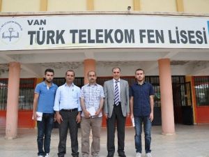 TÜBİTAK’ın Düzenlediği Yarışmada 4. Olan Türk Telekom Lisesi Öğrencilerine Ödül