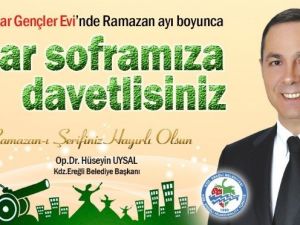 Kdz. Ereğli Belediyesi 30 Gün Boyunca İftar Verecek