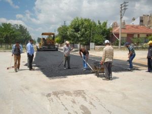 Bolvadin’de Asfalt Çalışması