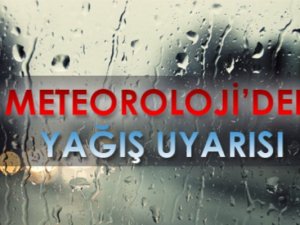 Meteorolojiden sağanak uyarısı!