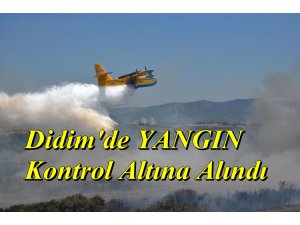 Didim'deki yangın kontrol altına alındı