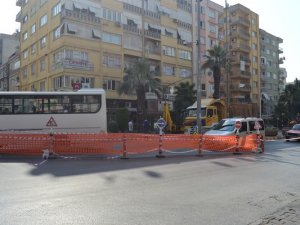 Adnan Menderes Bulvarı'nda yeniden doğalgaz çalışması başladı