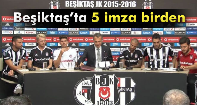 Beşiktaş’ta İmzalar Uçuştu