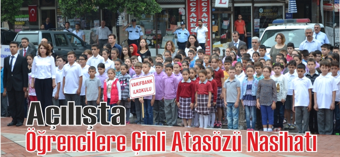 Milli Eğitime "Çinli" Başlangıç