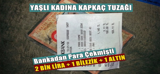 Çocuk Hırsızlar, Yaşlı Kadını Soydu