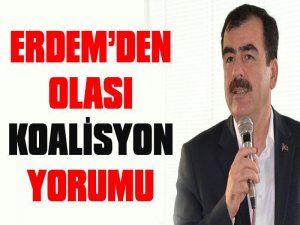 Erdem koalisyon riskine işaret etti