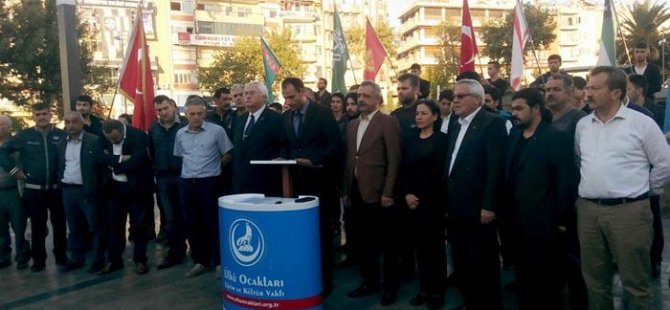 Aydınlı Ülkücüler İran'ı protesto etti