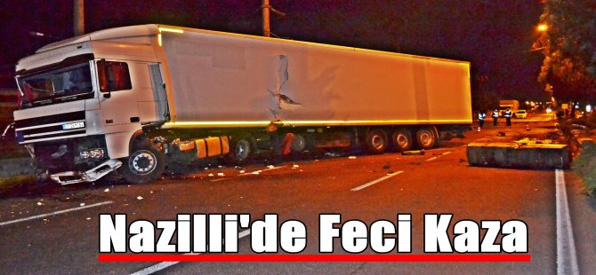 Tır Kamyona Çarptı 1 Yaralı
