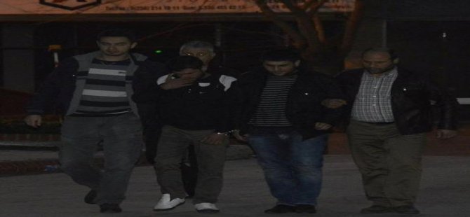 Gaspçılar Nazilli'den araç kiraladılar Germencik'te yakalandılar