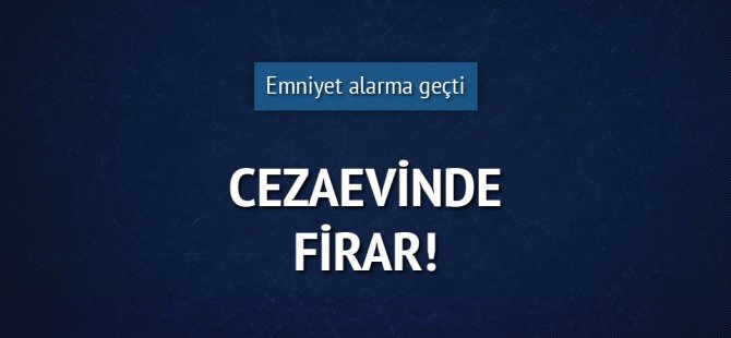 Mahkum,Nazilli Devlet Hastahanesi'nden firar etti!