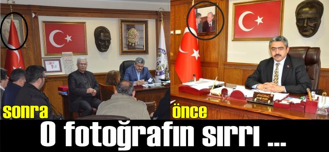 Bahçeli fotoğrafı duvardan indirildi mi?