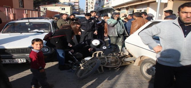 Talihsiz adam otomobilin arkasında sürüklendi