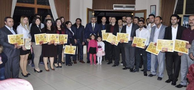 Alpler sertifikalarını aldı