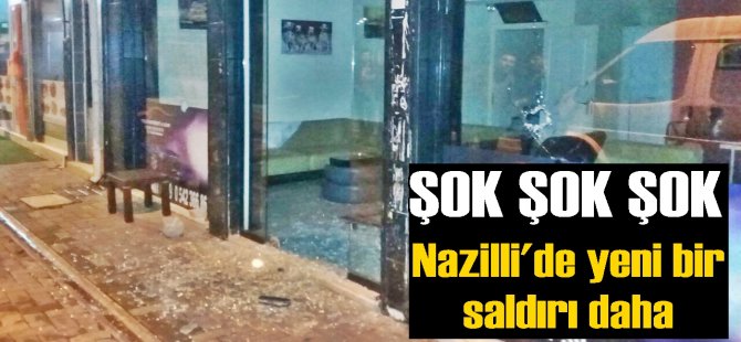 Nazilli'de işyeri tarandı