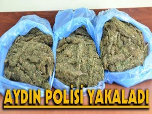 Yolcu otobüsünde 4 kilo 880 gram esrar yakalandı