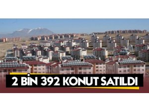 NİSAN’DA 2 BİN 392 KONUT SATILDI