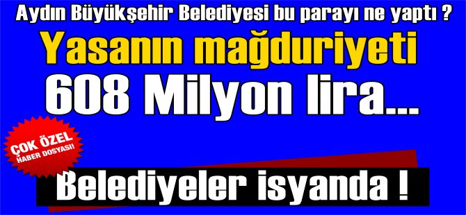BELEDİYELER  İSYANDA !