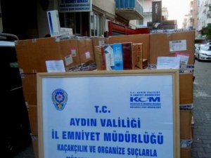 Aydın’da 82 Bin Paket Kaçak Sigara Ele Geçirildi