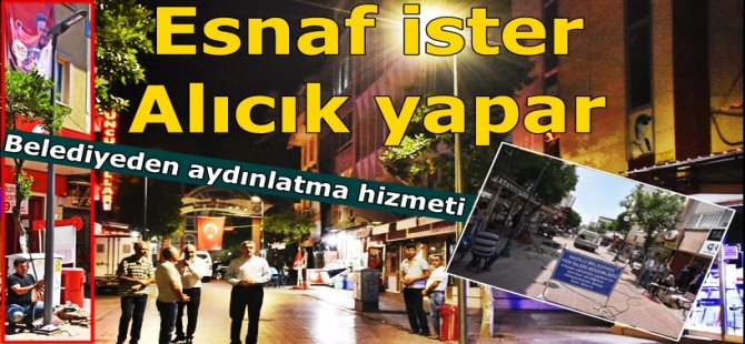 Uzun Çarşıya Belediye Eli