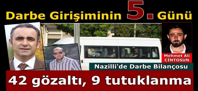 Nazilli'de 42 gözaltı, 9'u tutuklandı
