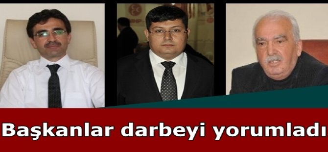 Nazilli'de siyasiler 'Darbe girişimini' değerlendirdi
