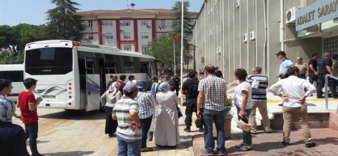 Aydın'da 57 polis adliyeye sevk edildi